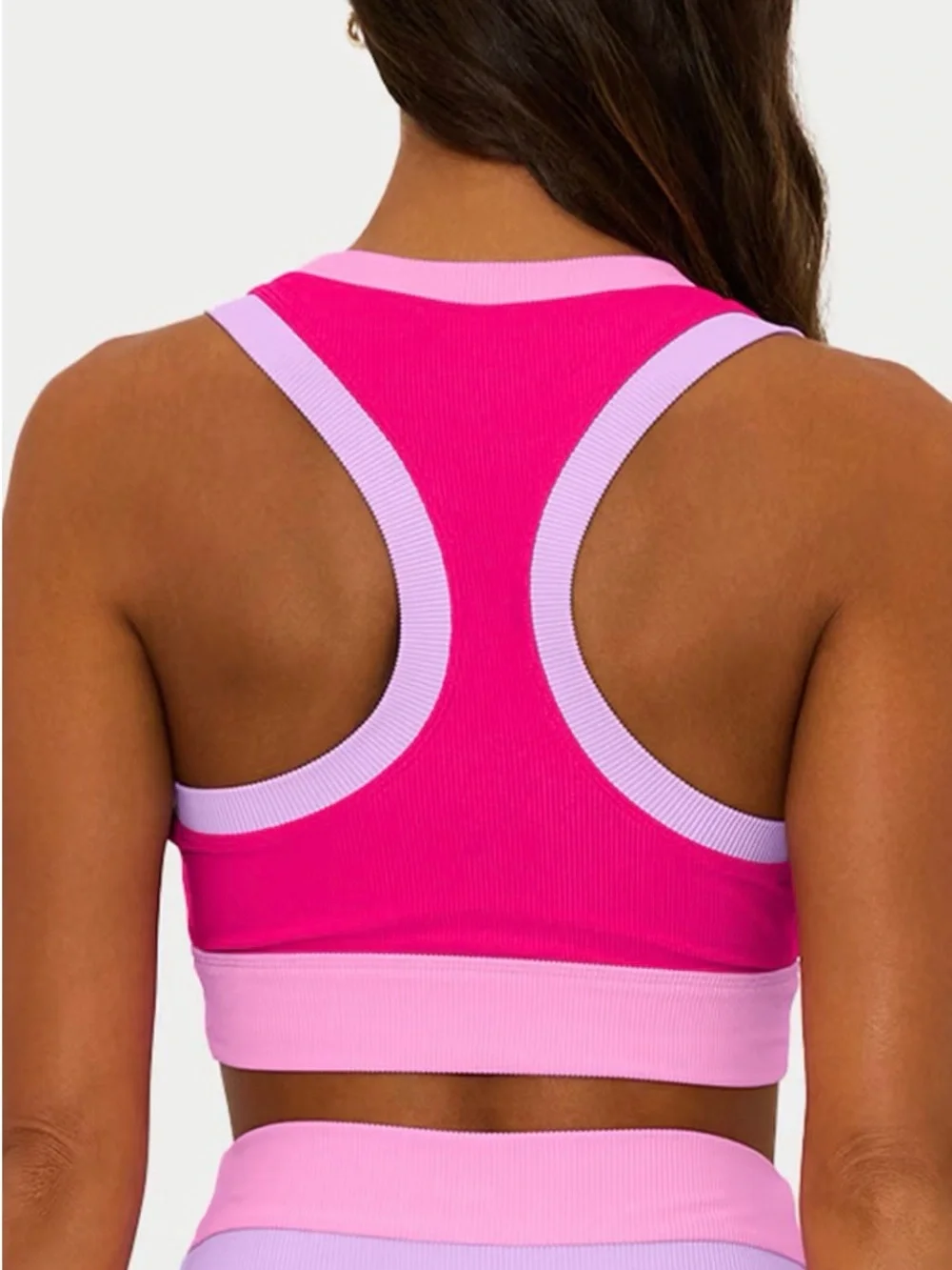 Beach Riot Gwen Top in Raspberry Size XL - Picture 2 of 6